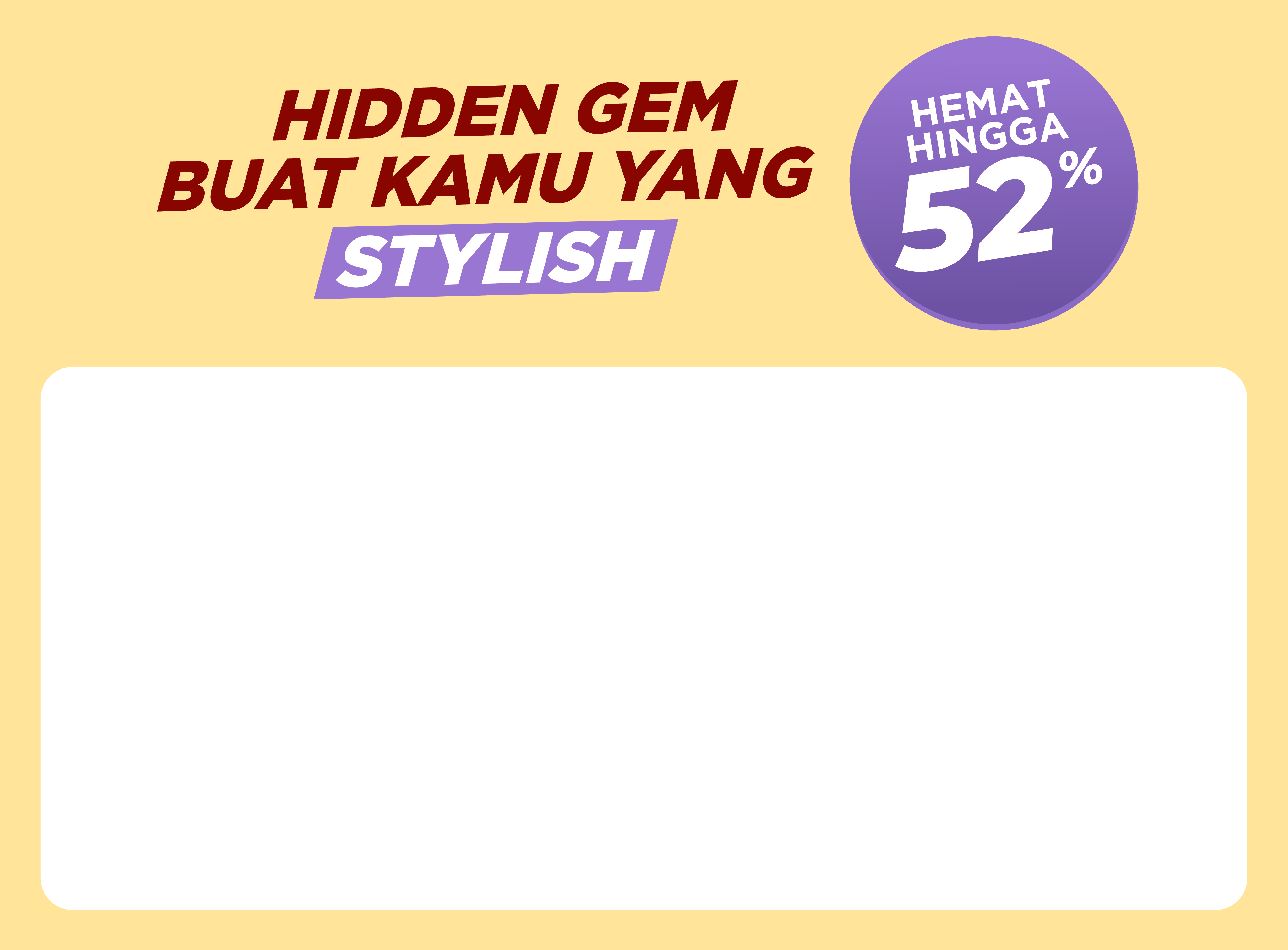 Belanja Produk Lokal - Hemat hingga 50%