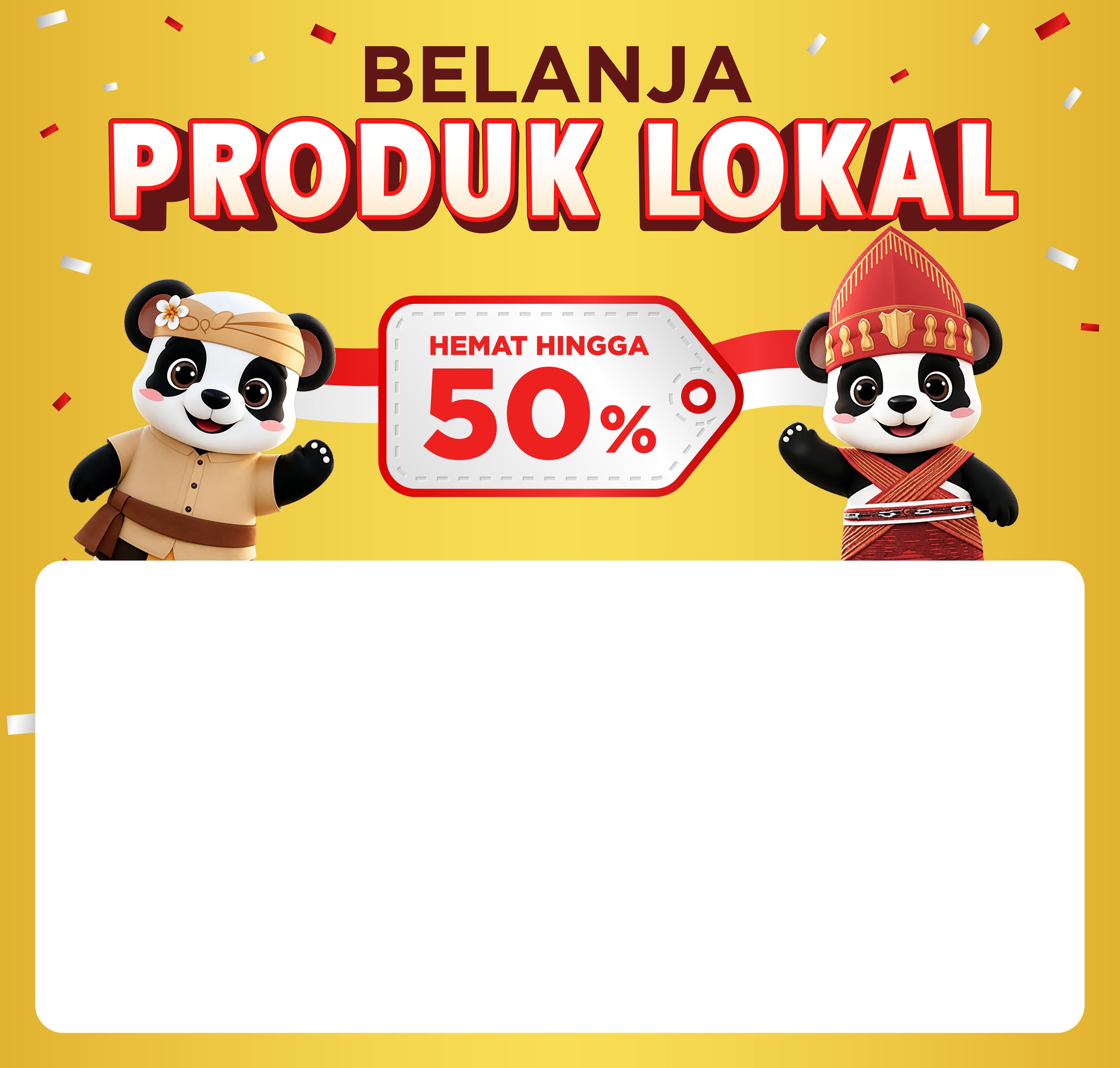 Belanja Produk Lokal - Hemat hingga 50%