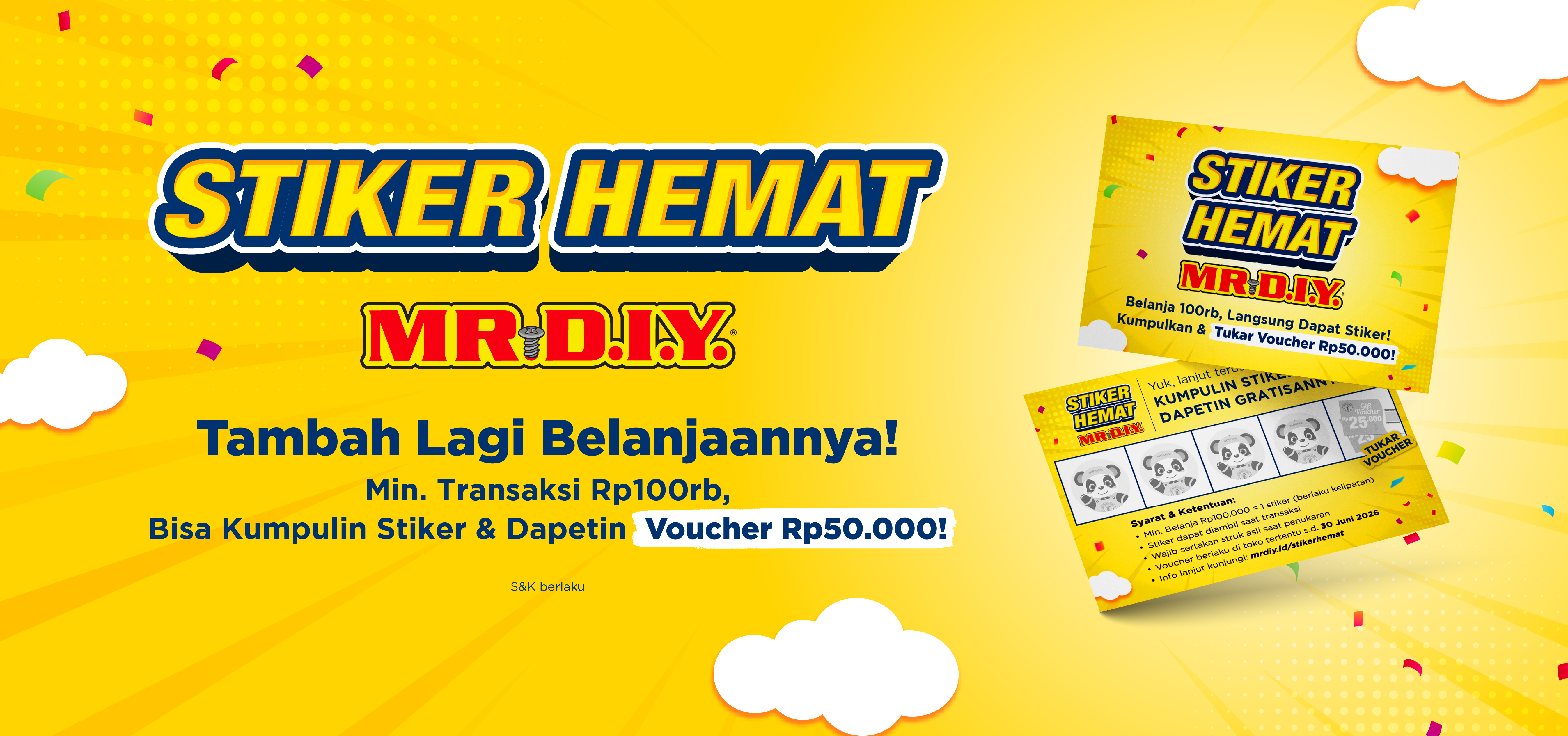 Sticker Hemat MR.D.I.Y.