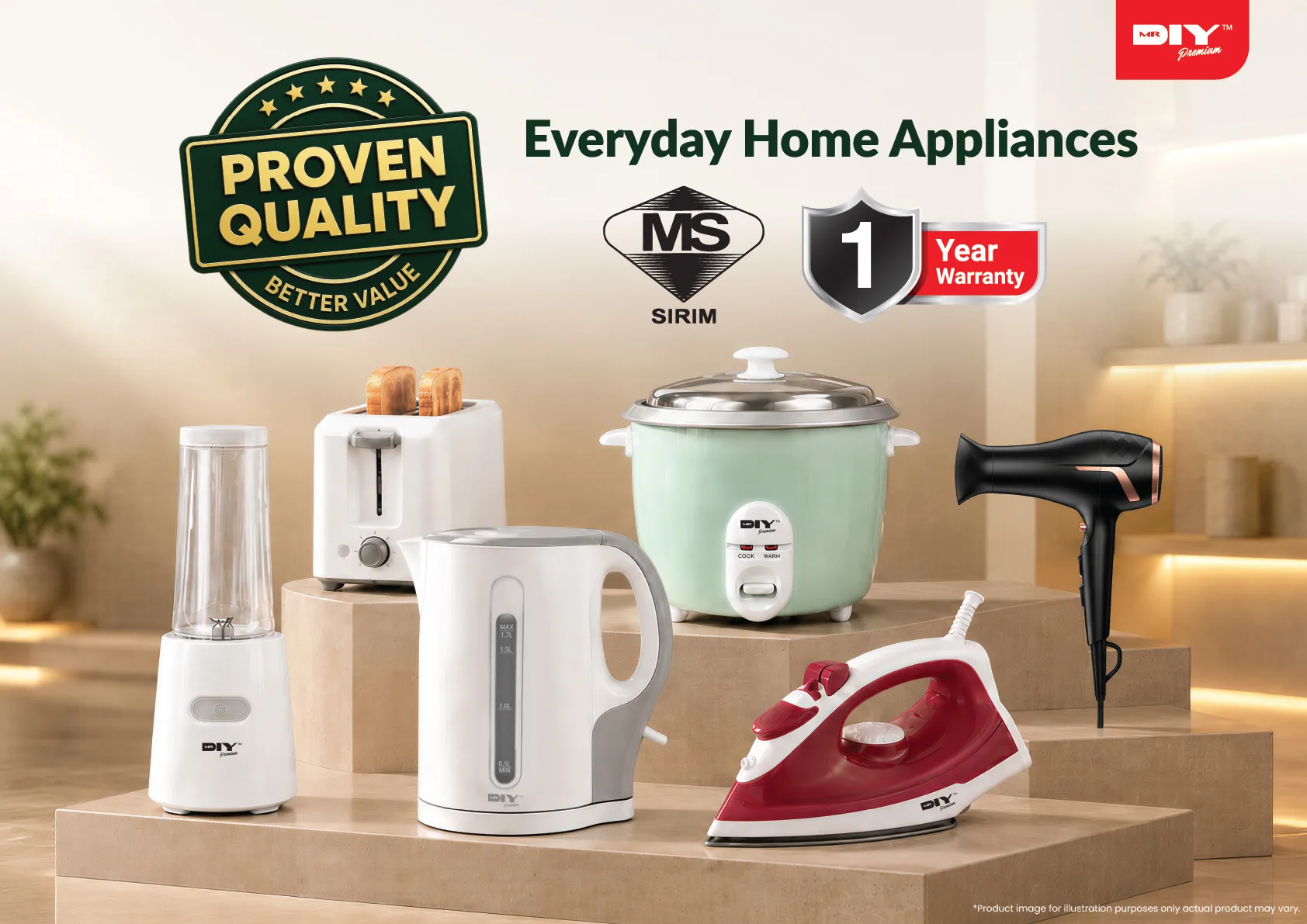 More Choice, Better Value: MR.DIY expands  Home Appliance Range