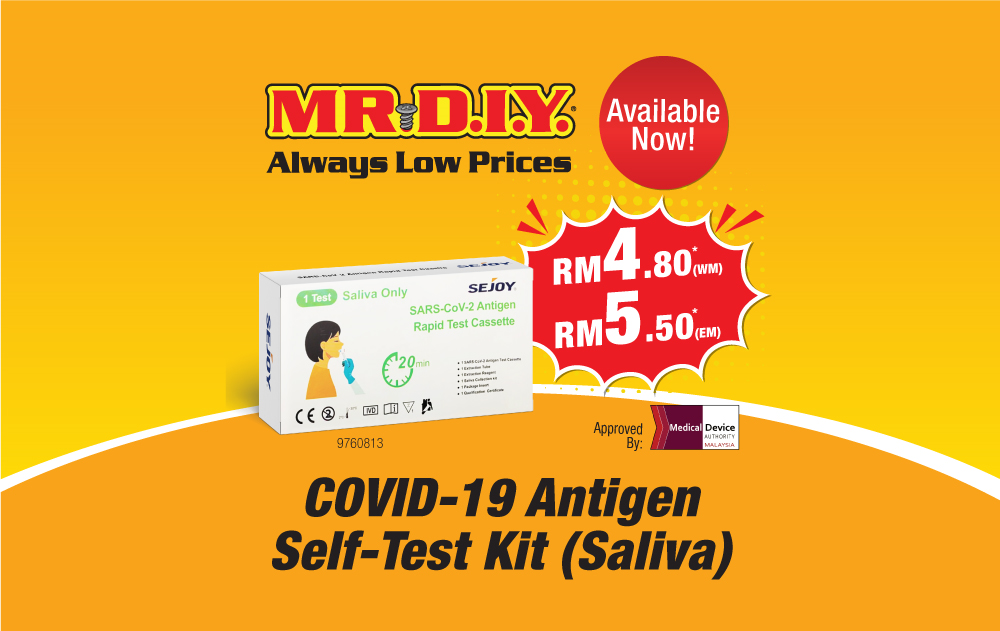 MR.DIY SEJOY COVID-19 Antigen Self-Test Kit (Saliva) (9760813)