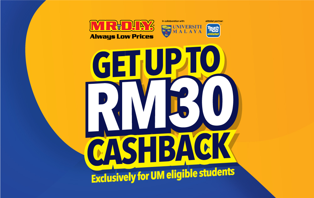 MR.DIY #DIY4UM Exclusive RM10 Cashback Promotion 2021/2022
