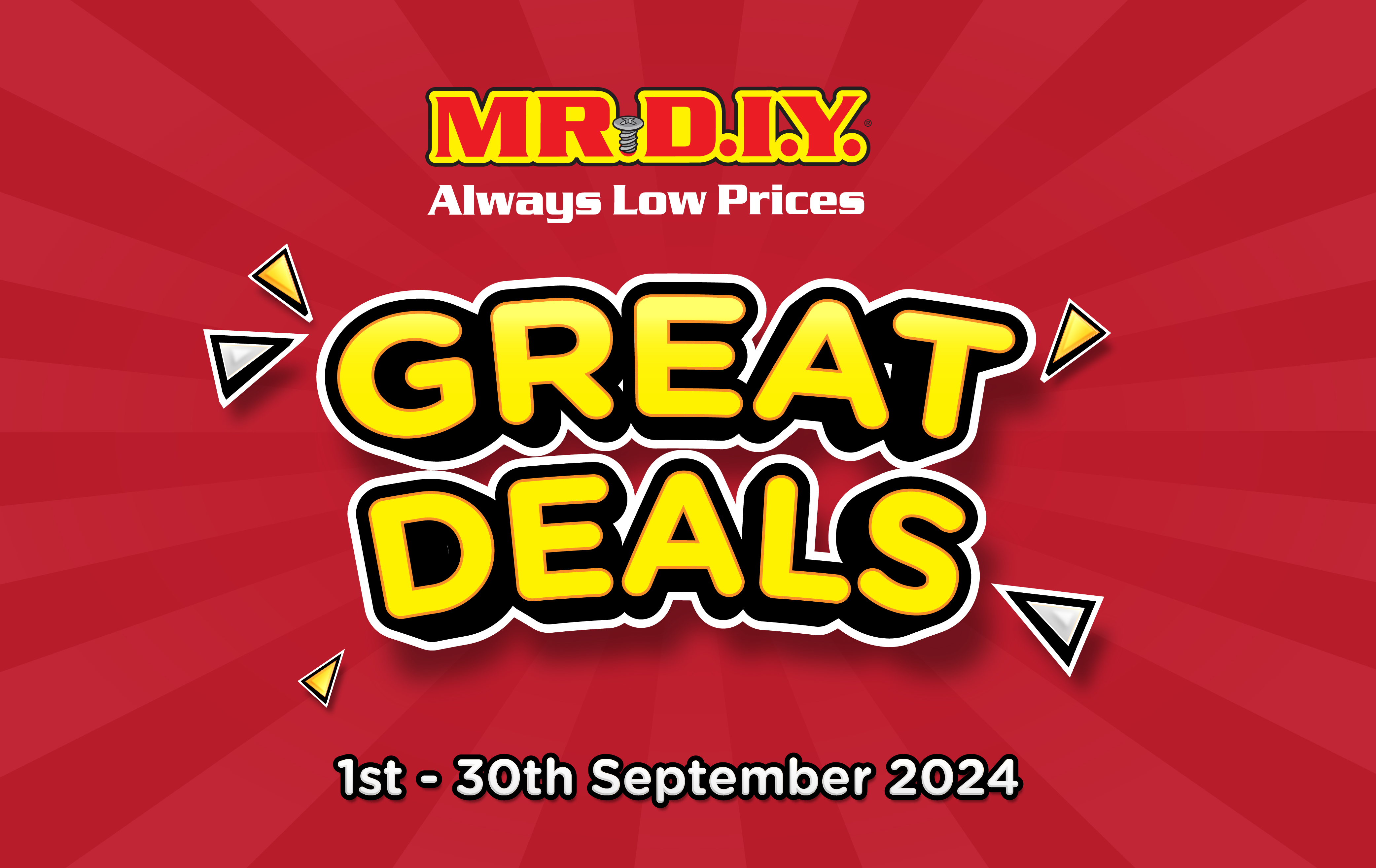 MR.DIY Great Deals 2024 (September)