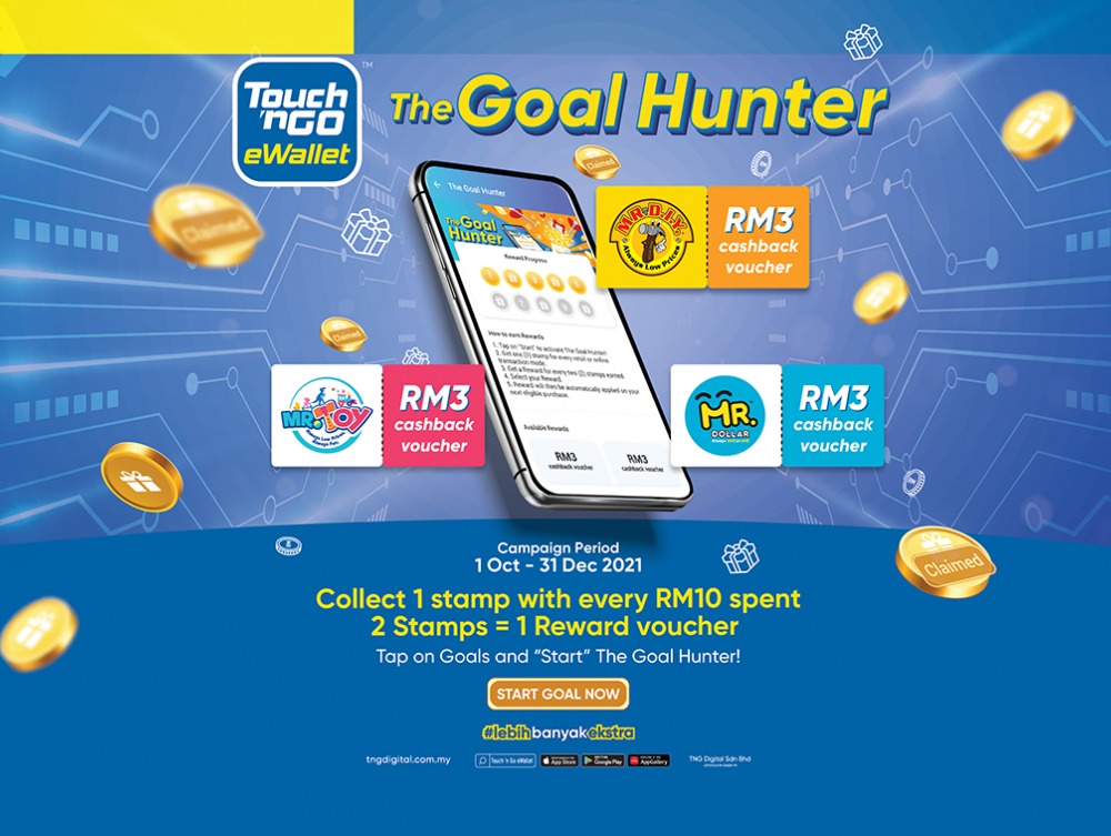 MR.DIY x Touch 'n Go eWallet Goal Hunter Oct - Dec 2021