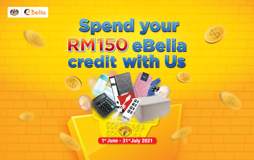Spend Your RM150 eBelia Credit with MR.DIY 2021
