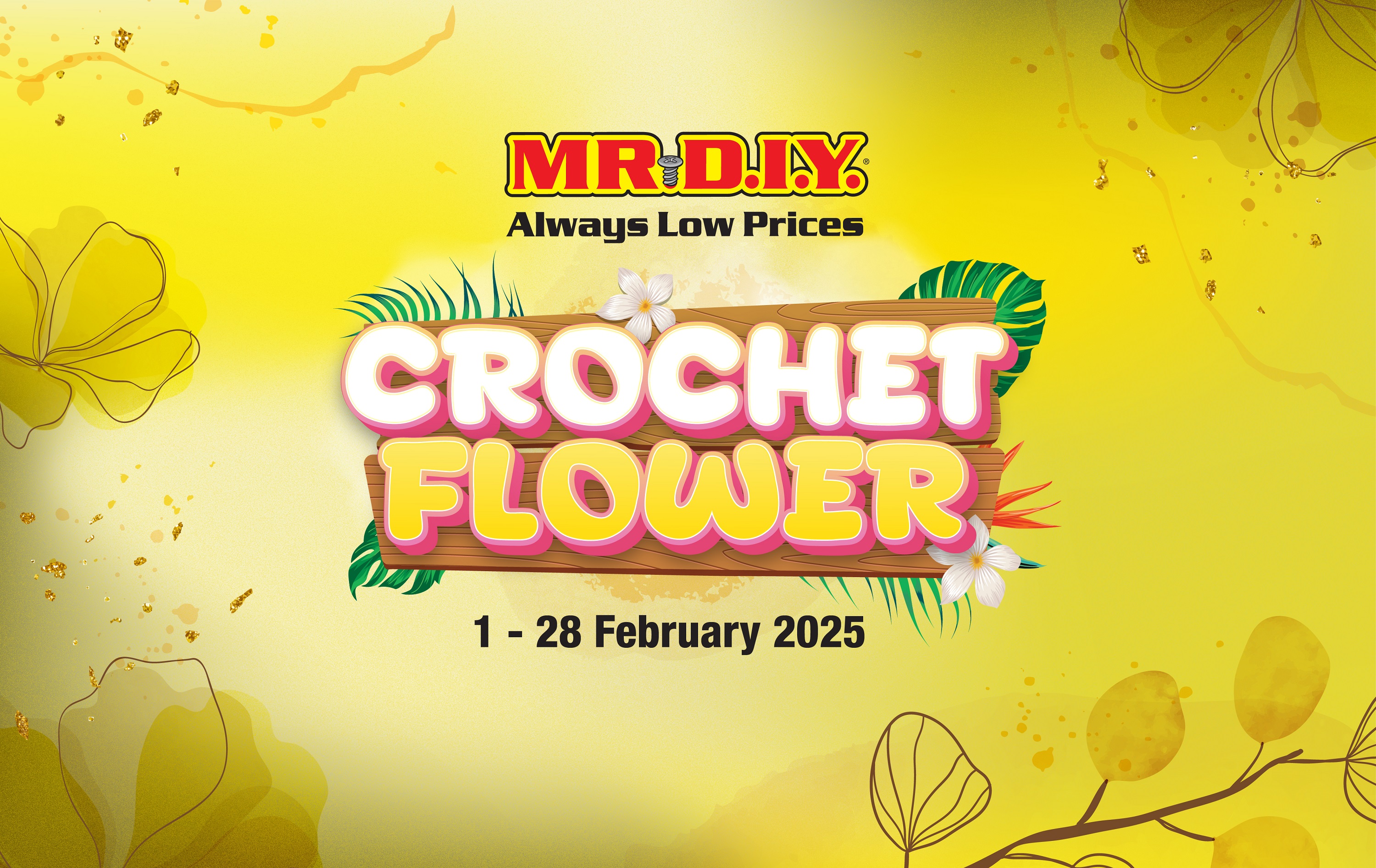 MR.DIY Crochet Flower Series 2025
