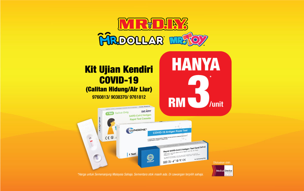 MR.DIY COVID-19 Antigen Rapid Test (West Malaysia)