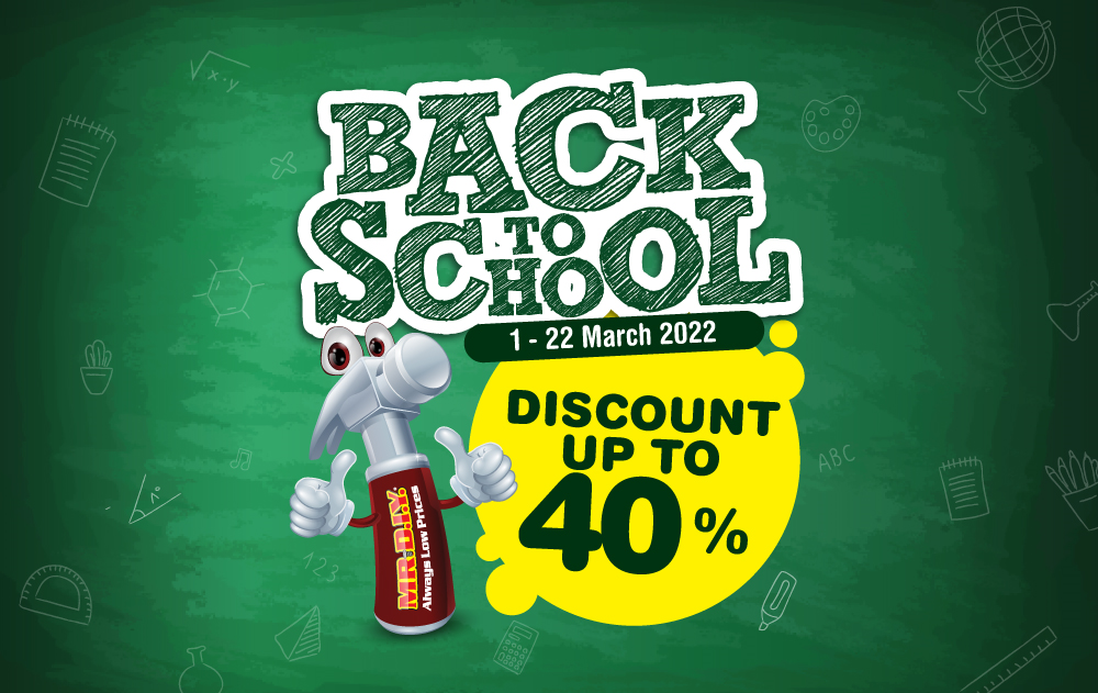 MR.DIY Back to School March 2022