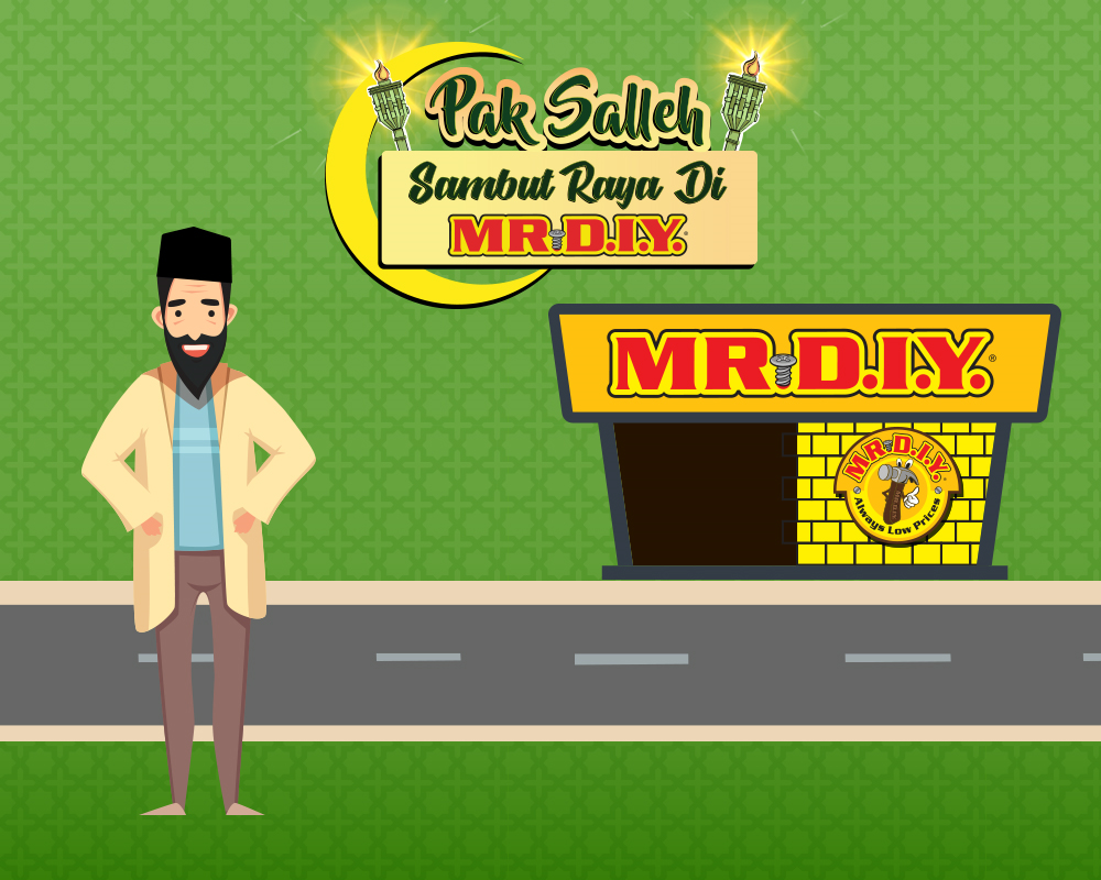 Pak Salleh Sambut Raya di MR.DIY