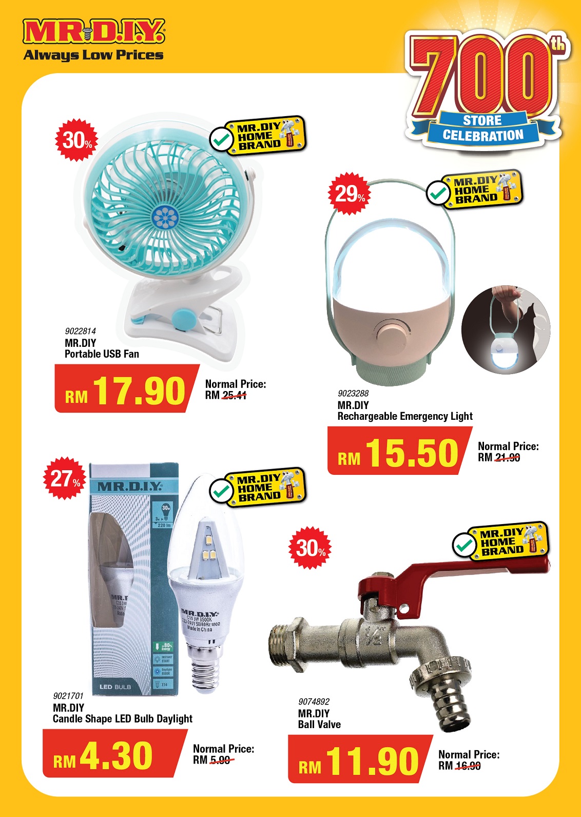 MR.DIY 700th Store Celebration Promotion 2021 Mr D.I.Y. Group M