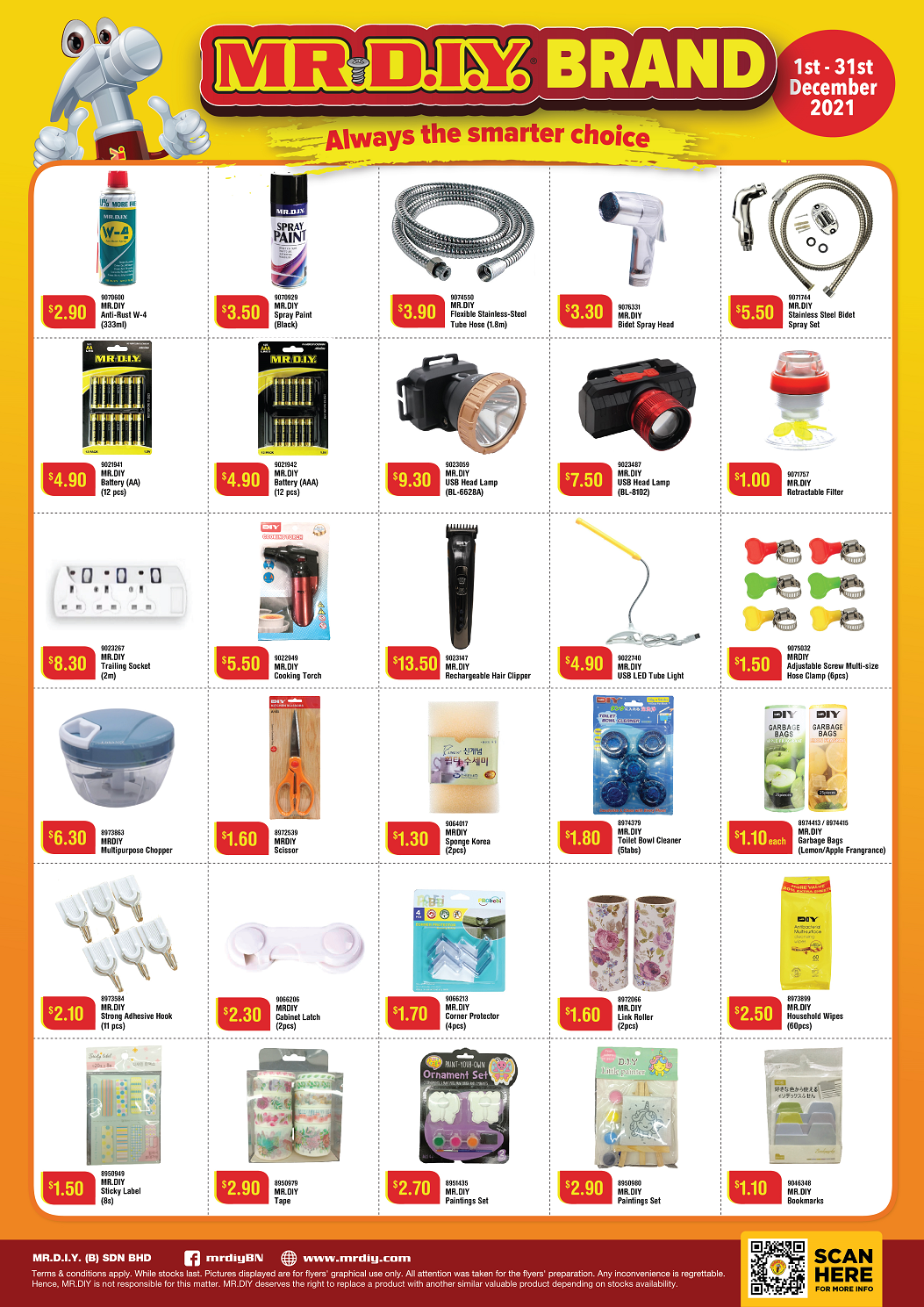 MR DIY Brand Product Highlight 2021 Brunei MR DIY