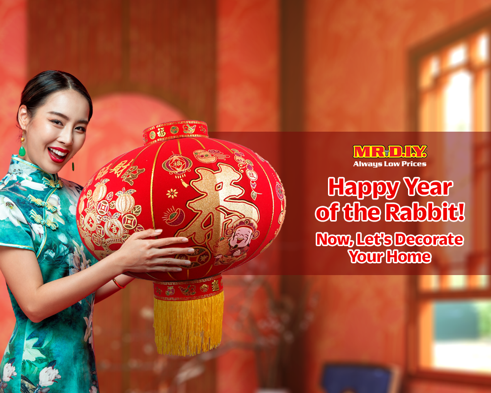 Happy Year of the Rabbit from MR.DIY