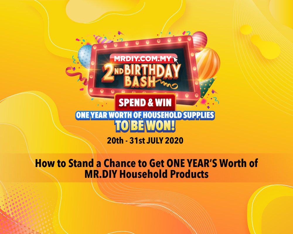 How to Stand a Chance to Get One Year’s Worth of MR.DIY Household Products