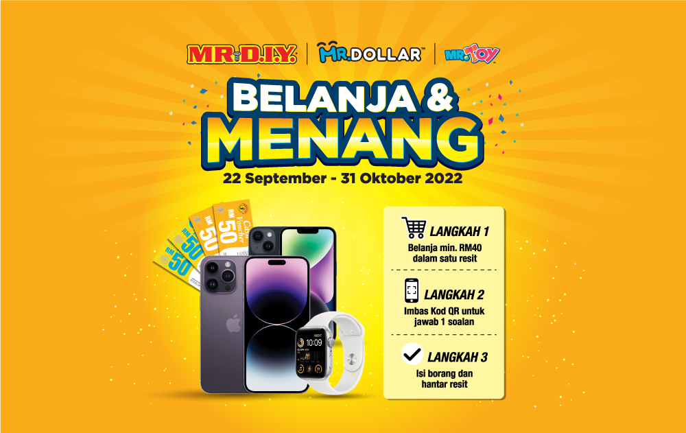 MR.DIY Group Belanja & Menang 2022
