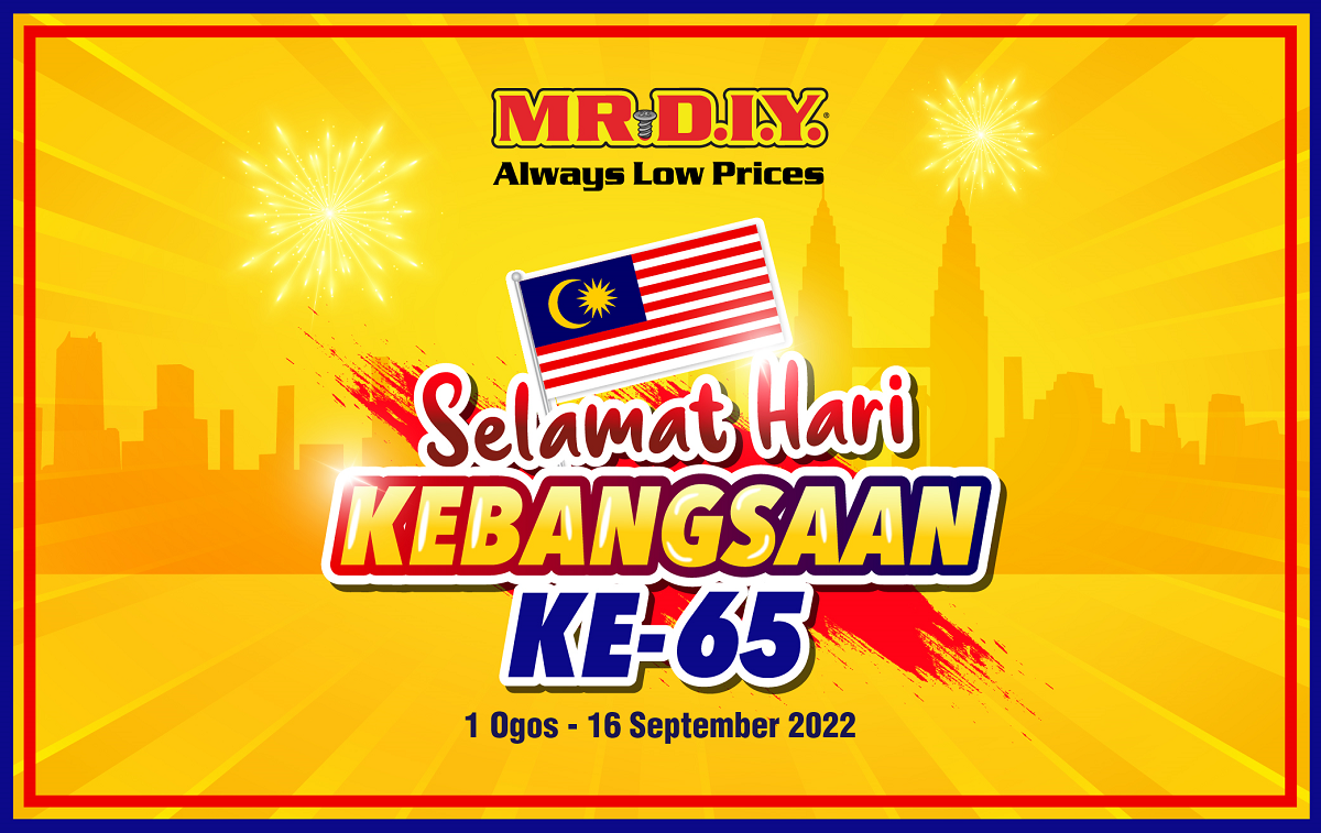 MR.DIY Selamat Hari Kebangsaan Ke-65 2022