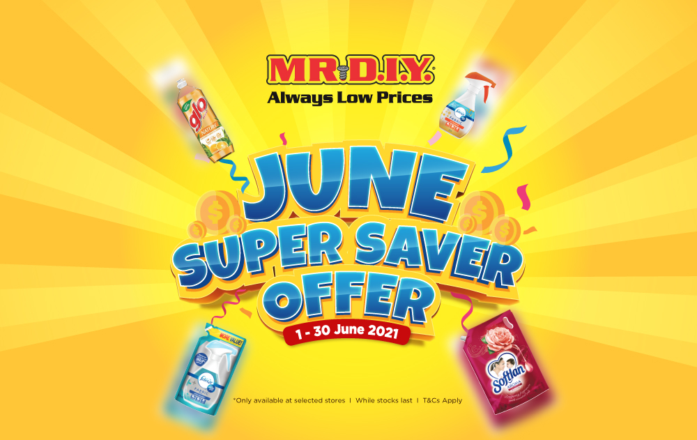 MR.DIY June Super Saver Offer 2021