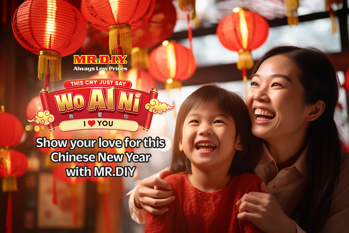 Show your love for this Chinese New Year with MR D.I.Y.