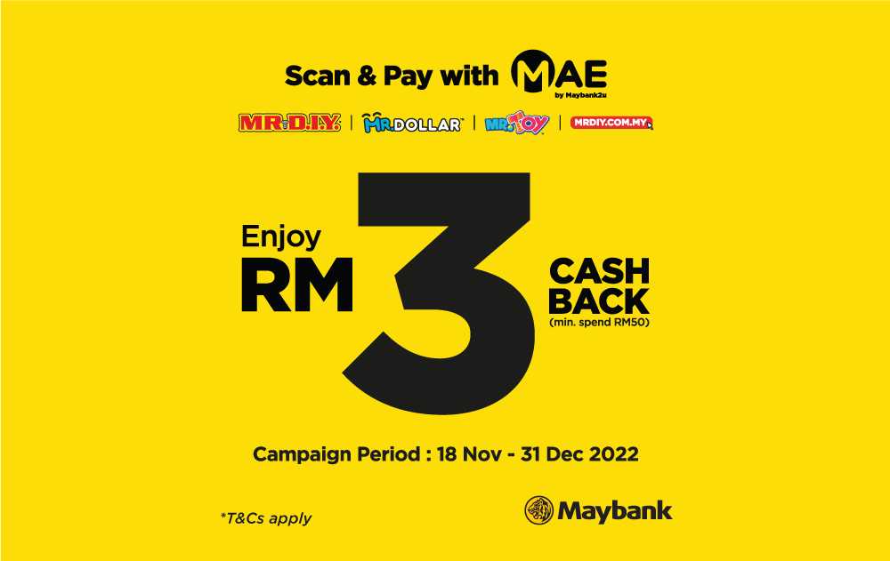 MR.DIY Scan & Pay with MAE 2022