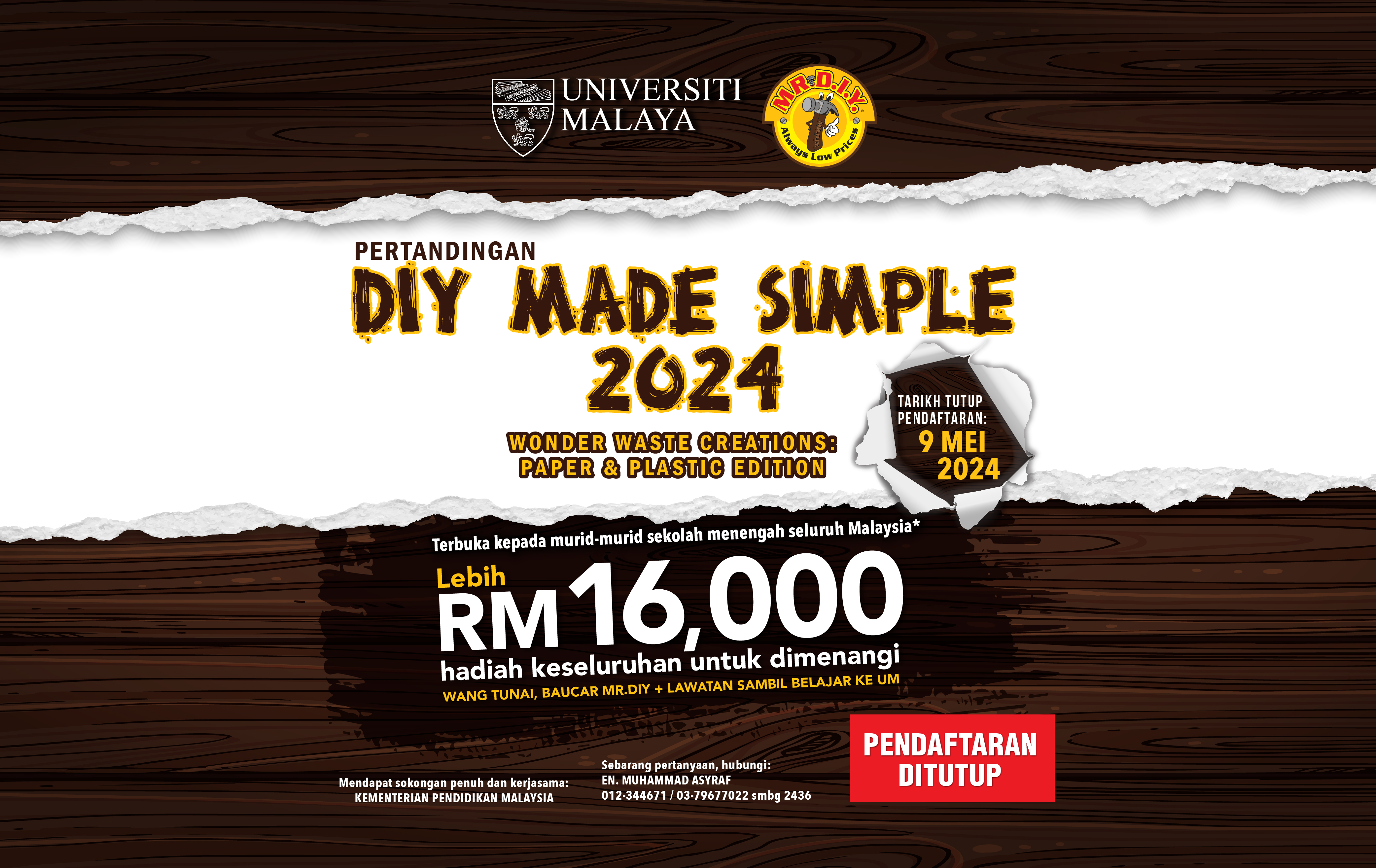 MR.DIY Group x Universiti Malaya: DIY Made Simple 2024