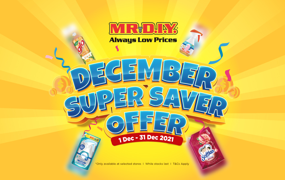 MR.DIY December Super Saver Offer 2021