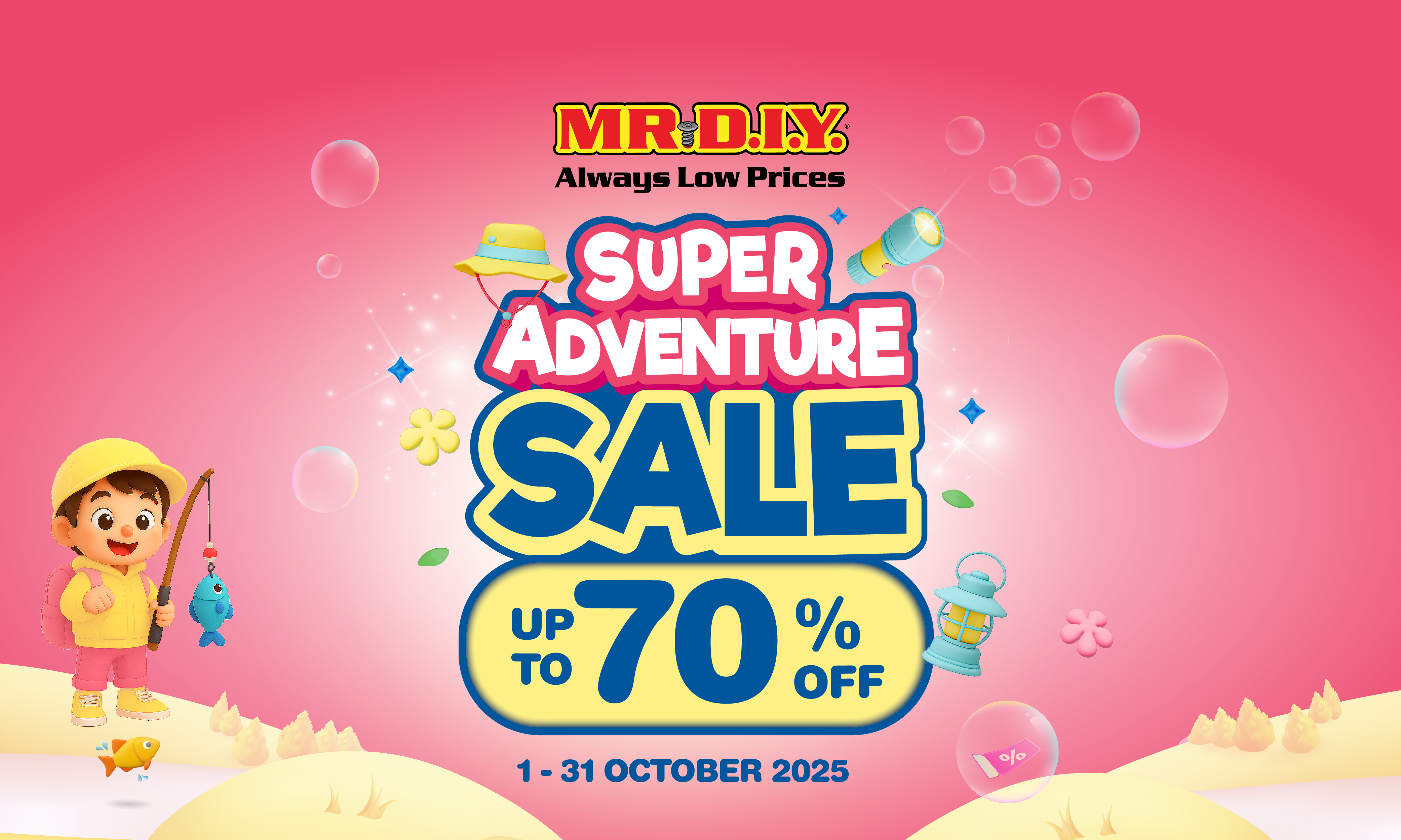 MR D.I.Y. Super Adventure Sale 2025
