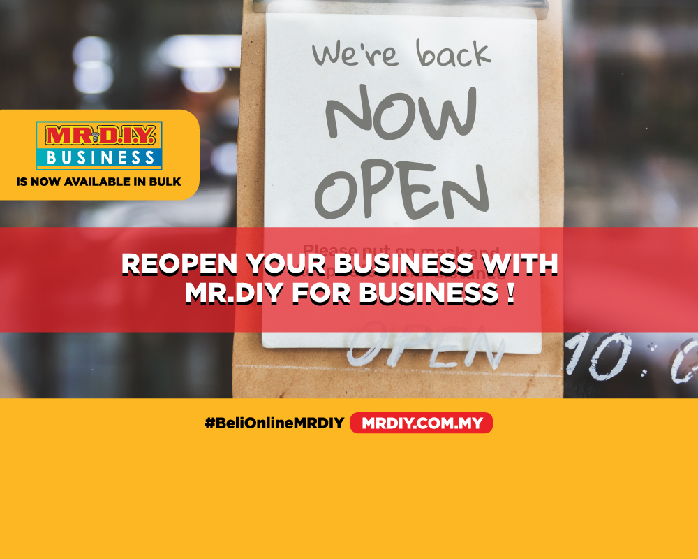 Reopen Your Business with MR.DIY For Business!