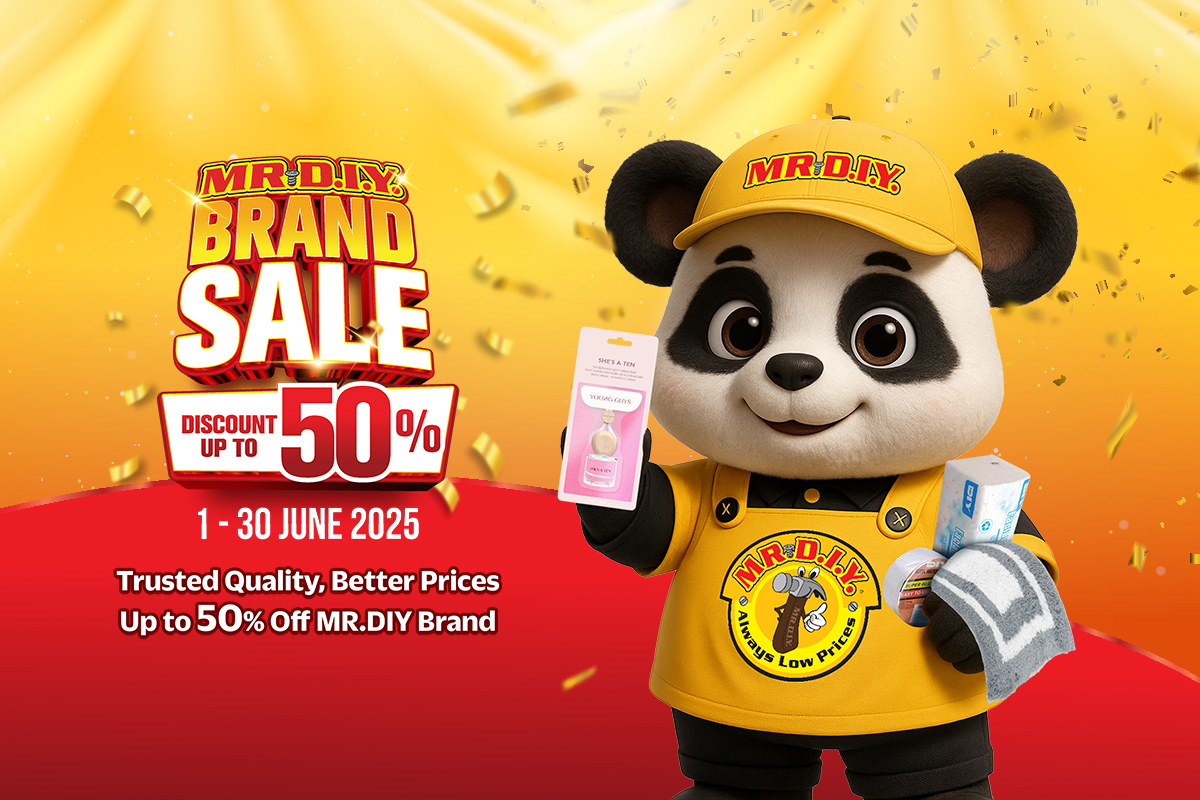 Trusted Quality, Better Prices – Up to 50% Off MR D.I.Y. Brand Items