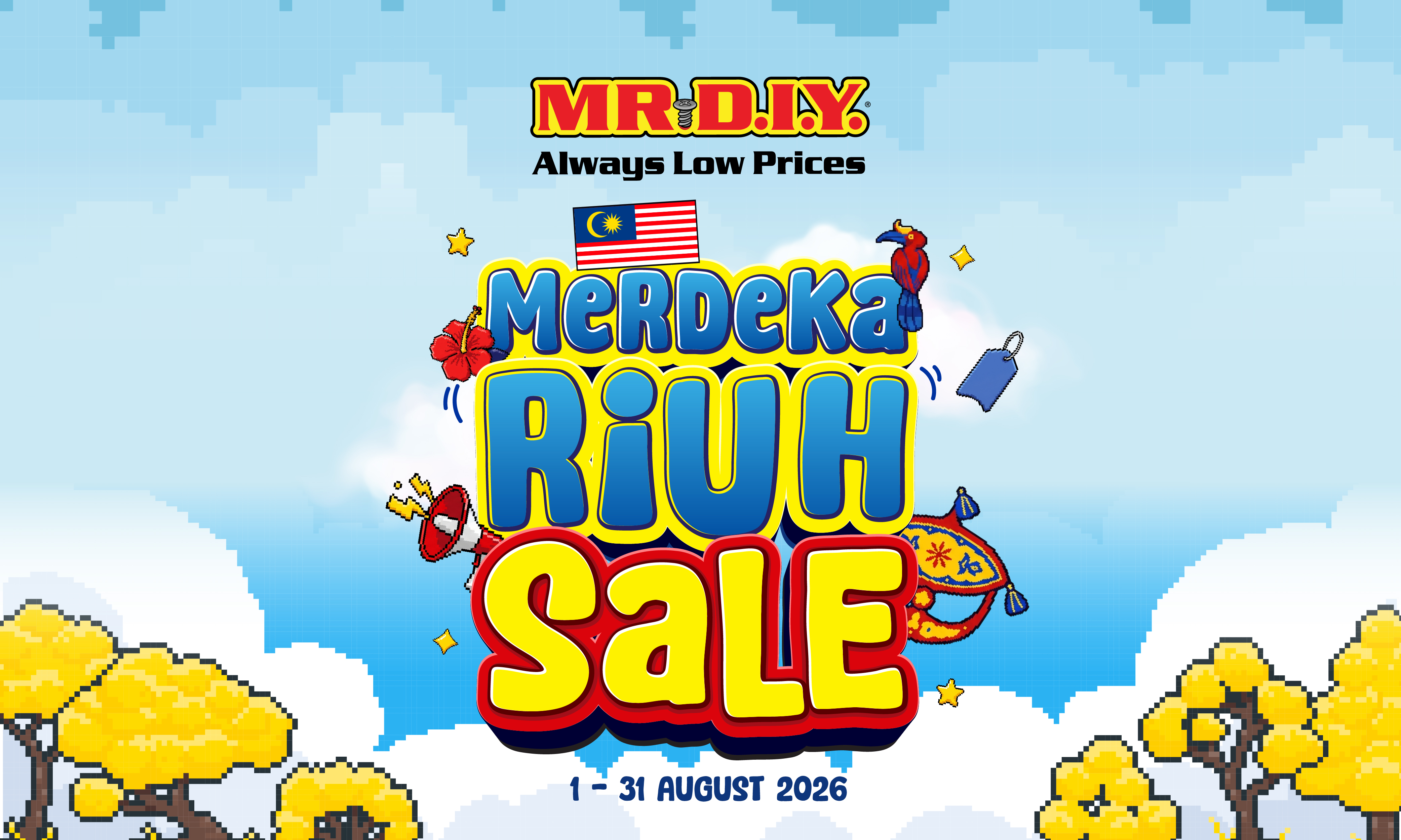 MR.DIY Merdeka Riuh Sale 2026