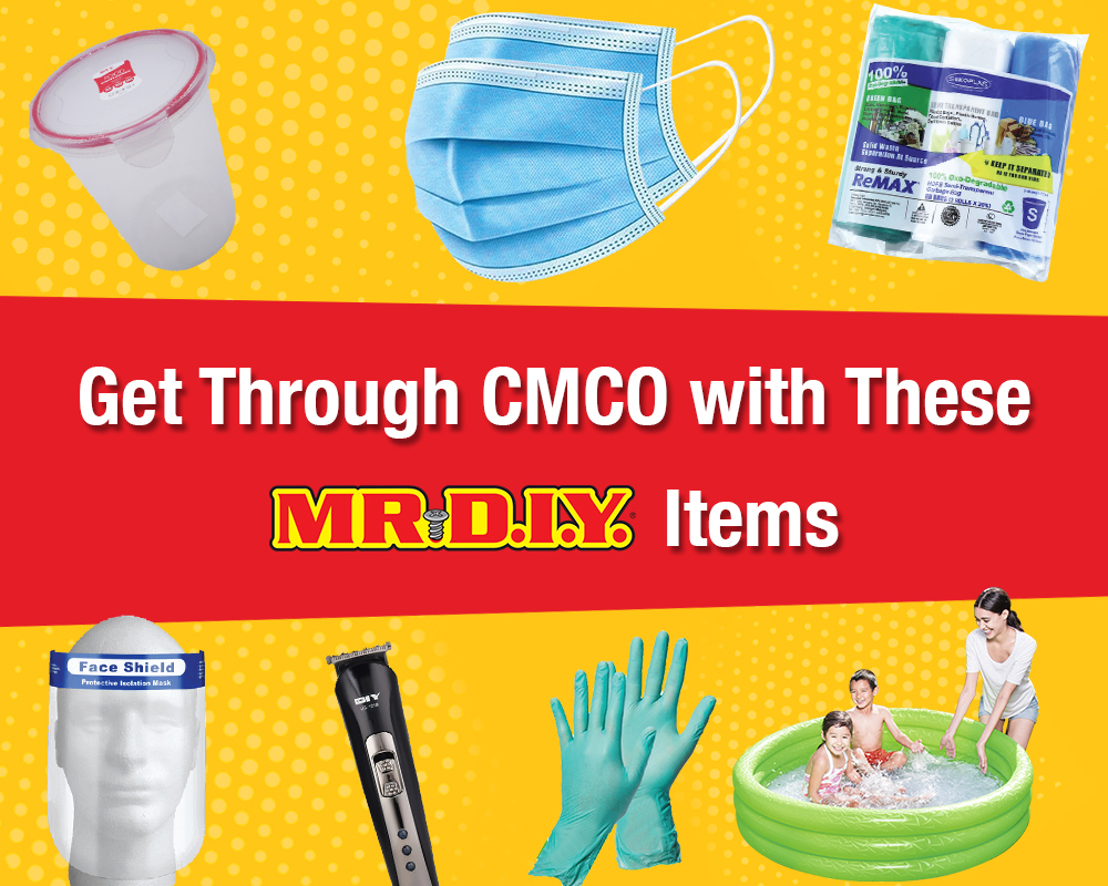 Get Through CMCO with These MR.DIY Items