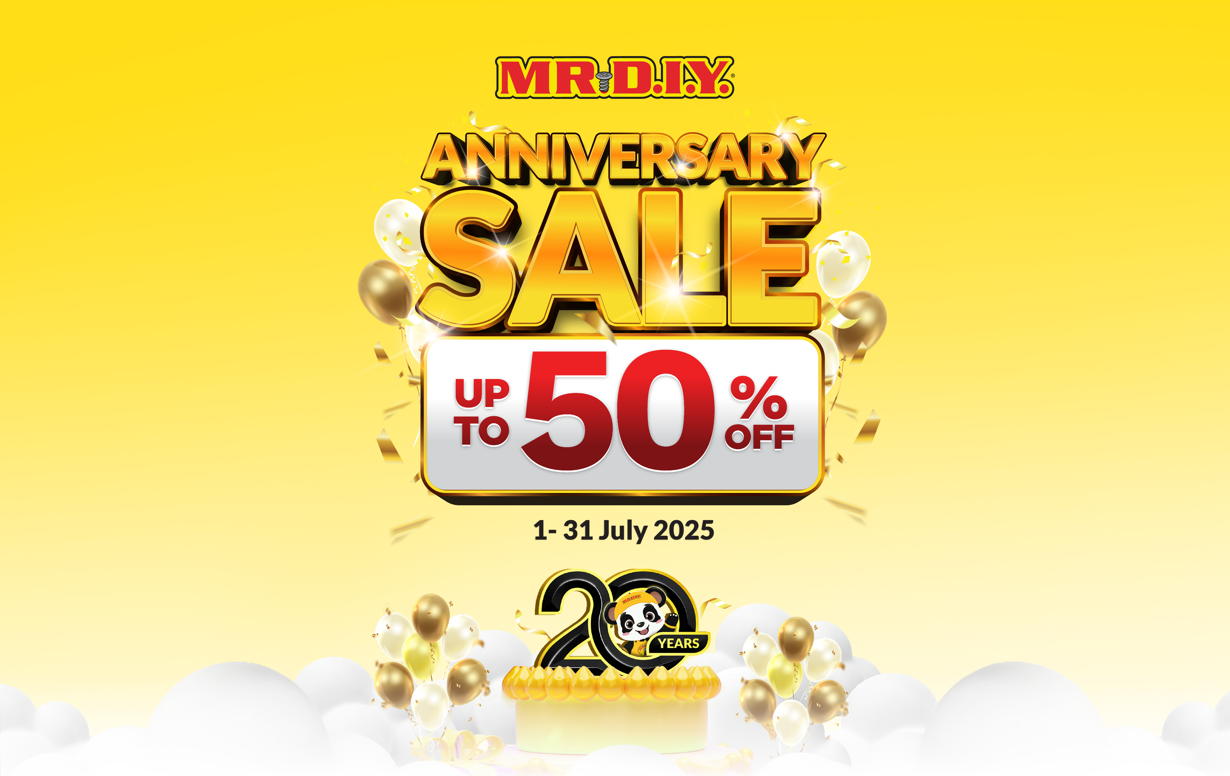 MR D.I.Y. 20th Anniversary Sale 2025