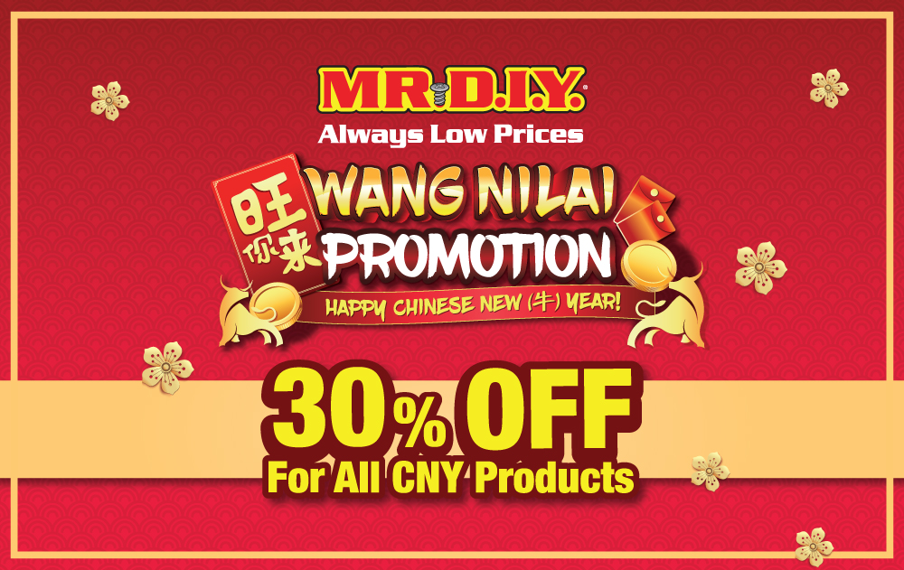 MR.DIY Wang Nilai Festive Promotion 2021