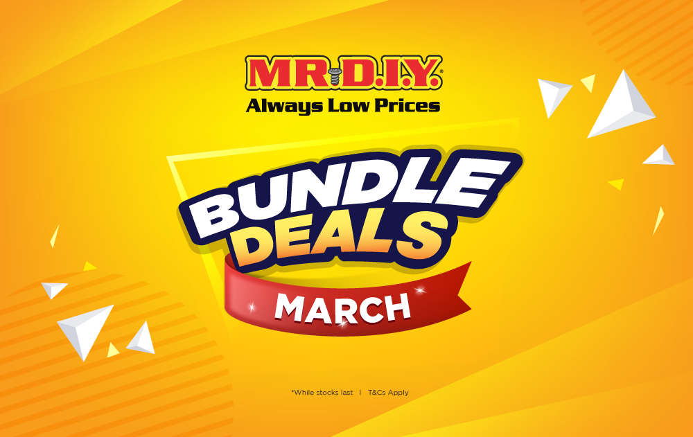 MR.DIY March Bundle Deals 2021