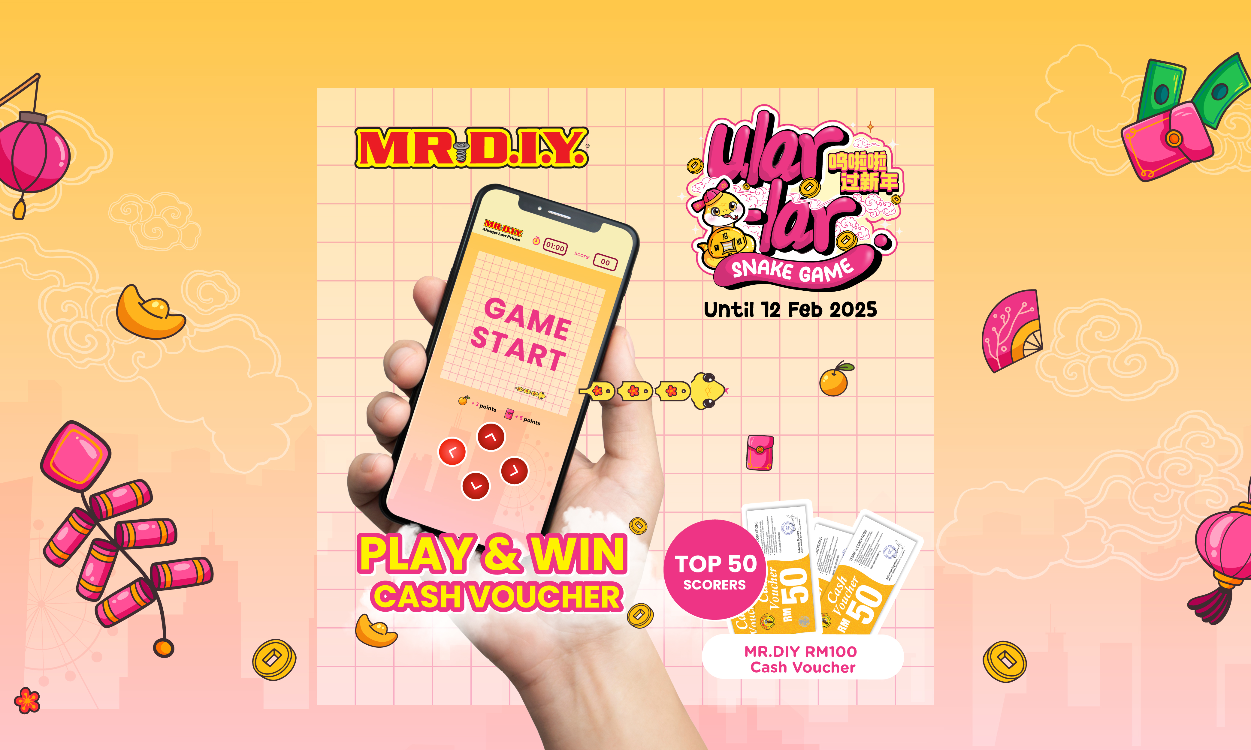 MR.DIY Ular-Lar Snake Game 2025