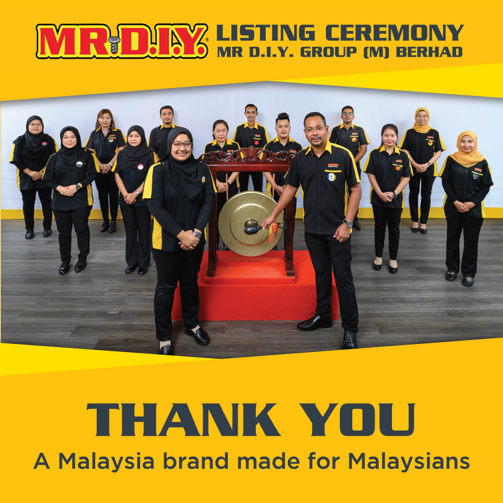 MR D.I.Y. Debuts on Bursa Malaysia as 2020’s Largest IPO
