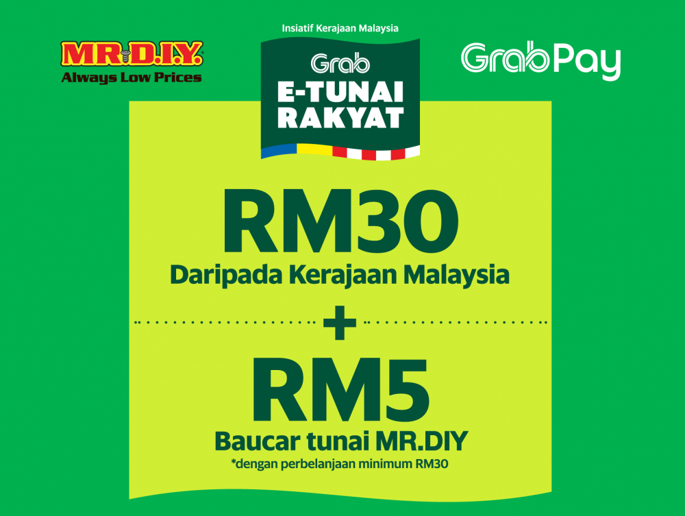 MR.DIY x Grab: Get RM5 Off Discount Voucher from MR.DIY 2020