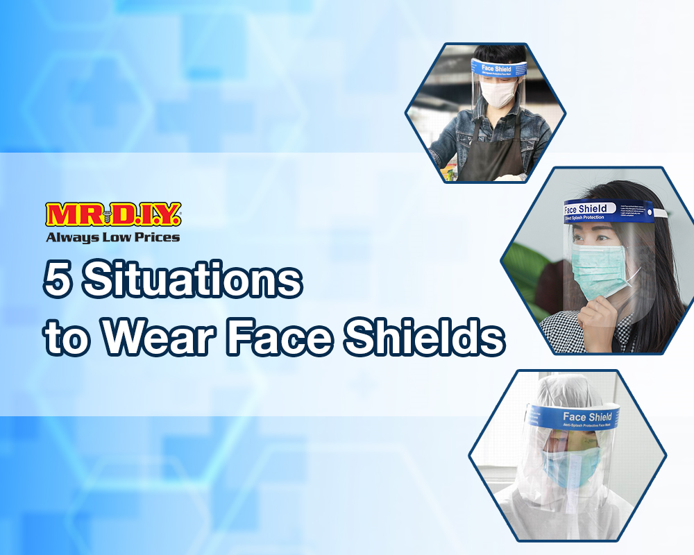 5 Situations to Wear Face Shields