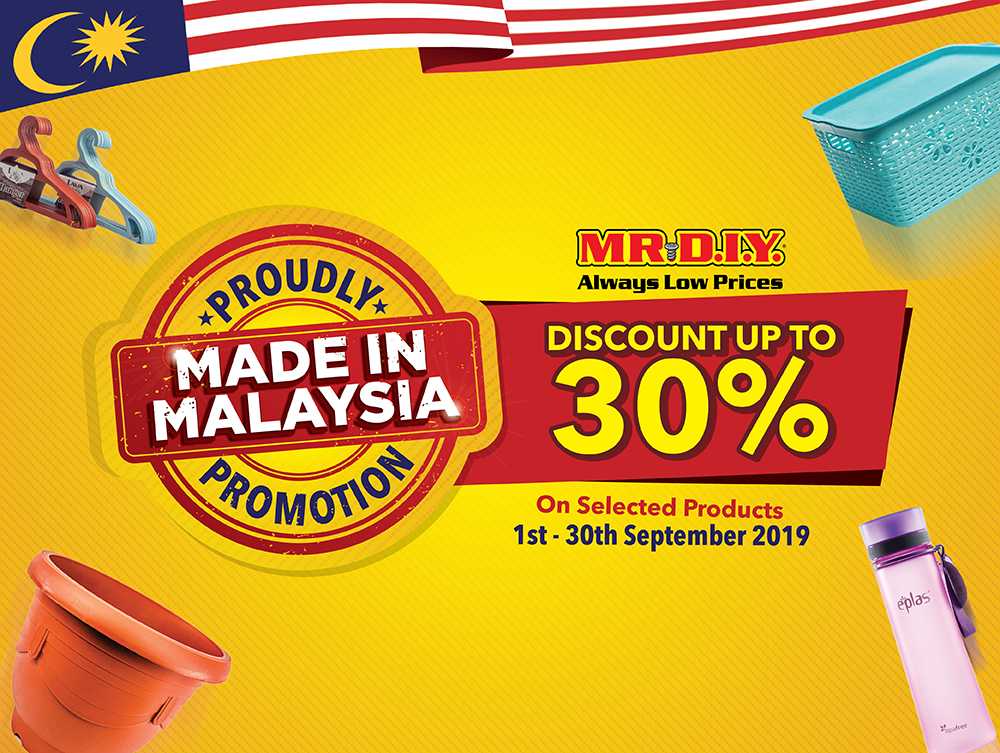 MR.DIY Proudly Made in Malaysia 2019