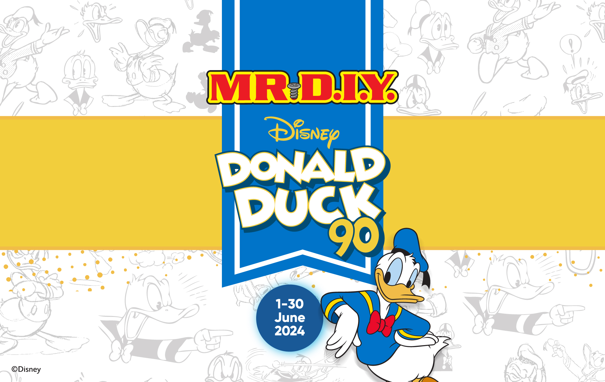 MR.DIY Donald Duck 90th 2024 (Brunei)