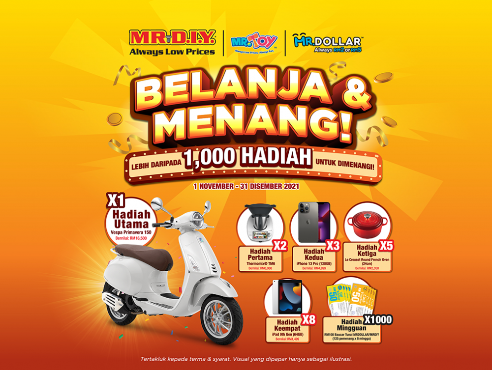 MR.DIY Group Belanja & Menang 2021