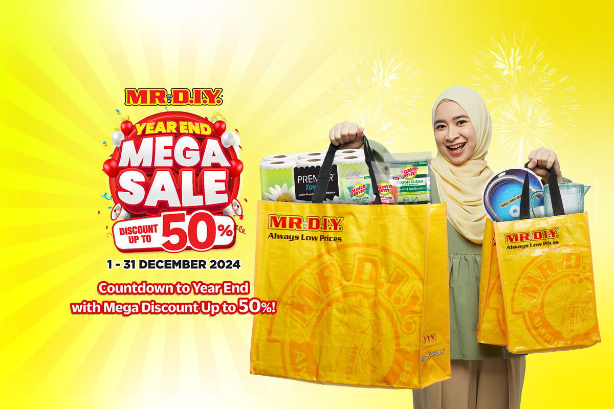 Countdown to Year End with Mega Discount Up to 50%!