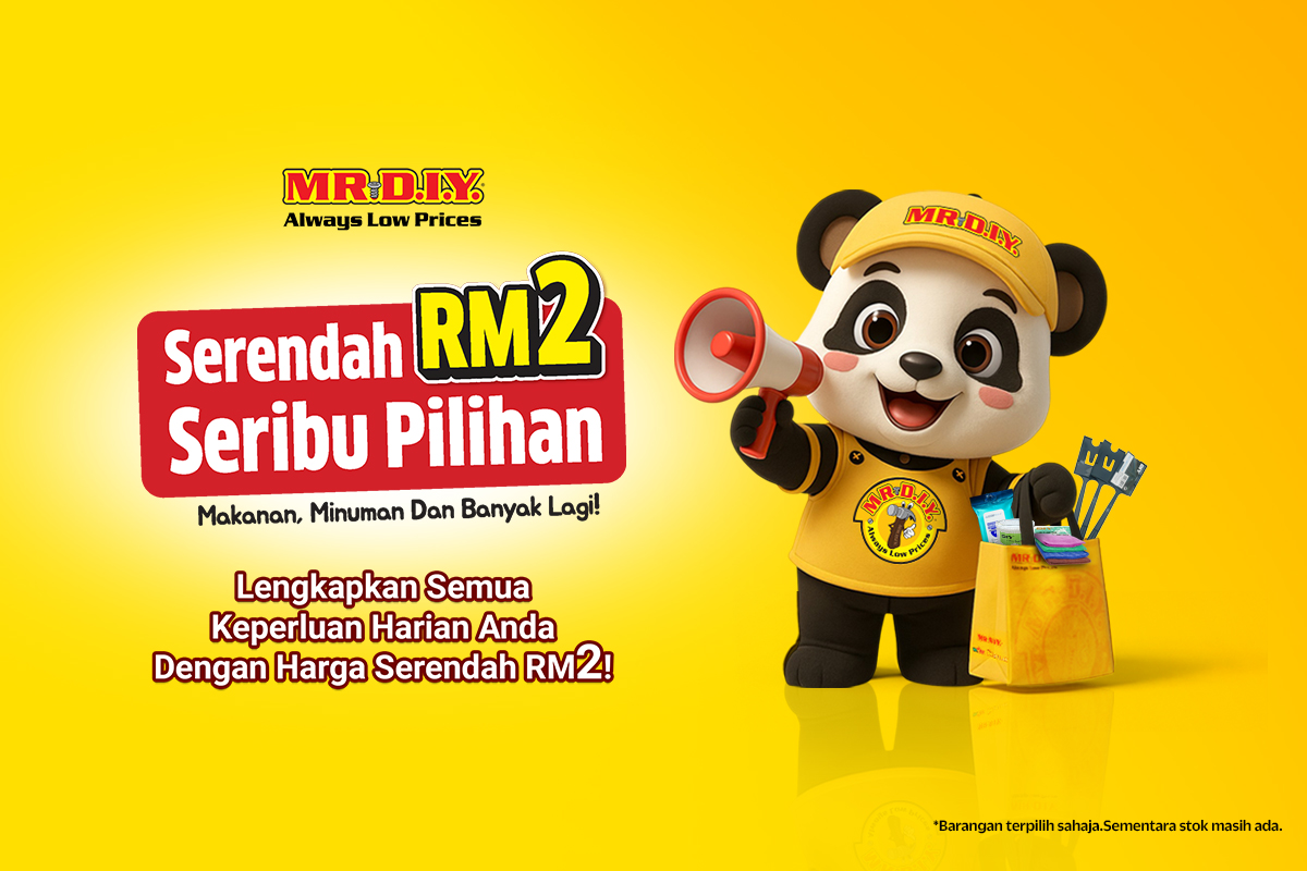 Lengkapkan Semua Keperluan Harian Anda Dengan Harga Serendah RM2!