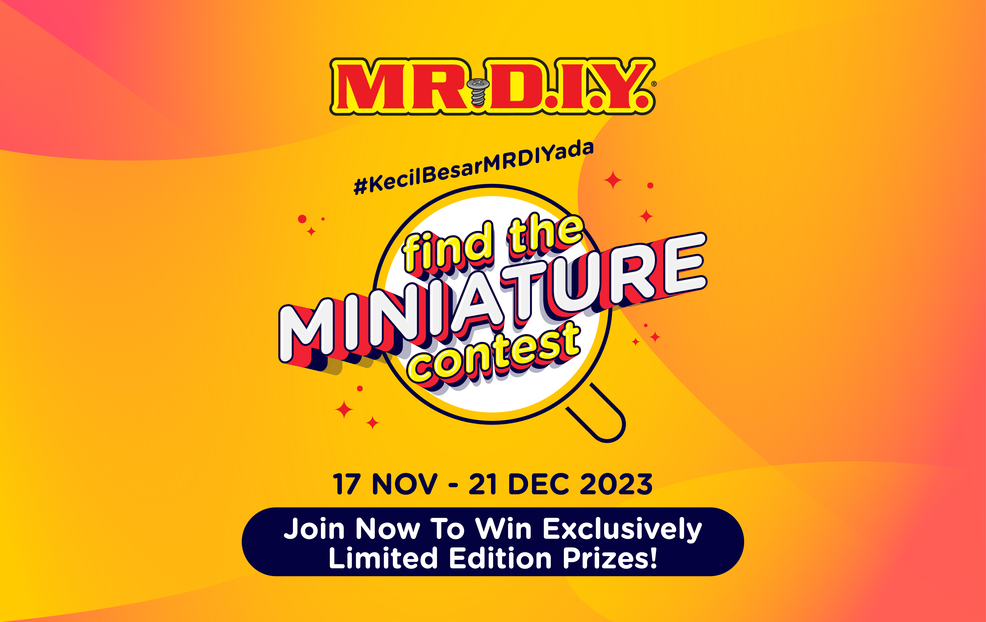 MR.DIY #FindTheMiniature Contest 2023