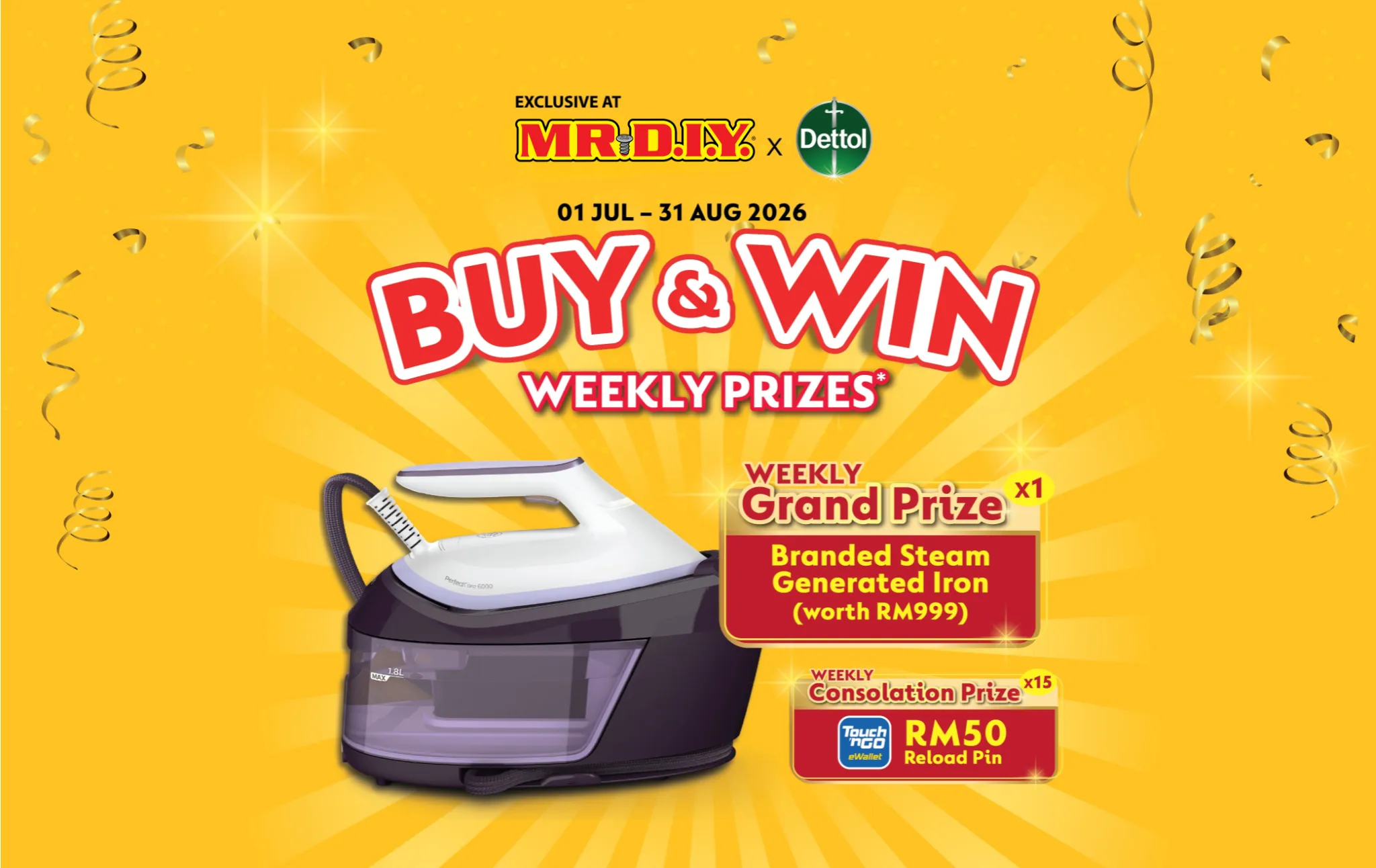 MR.DIY x Dettol 2026 Buy & Win Exclusive Contest