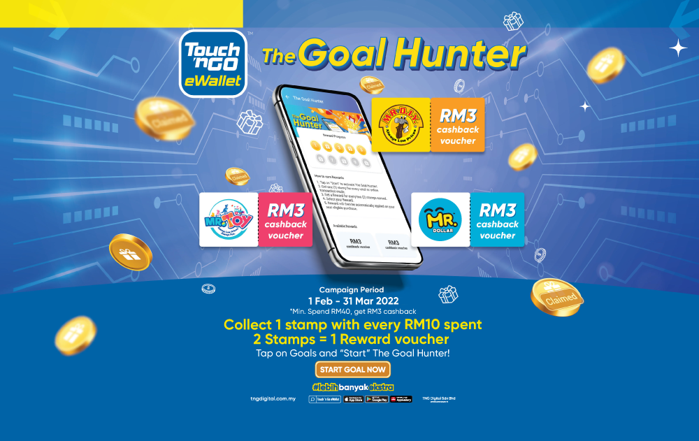 MR.DIY x Touch 'n Go eWallet Goal Hunter Feb-Mar 2022