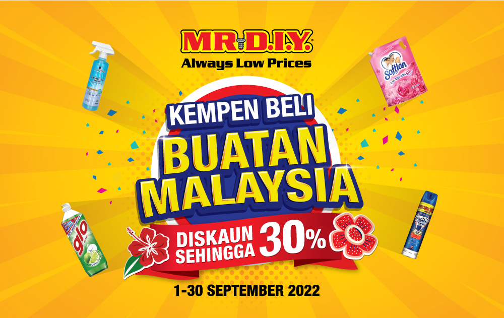 MR.DIY Kempen Beli Buatan Malaysia 2022