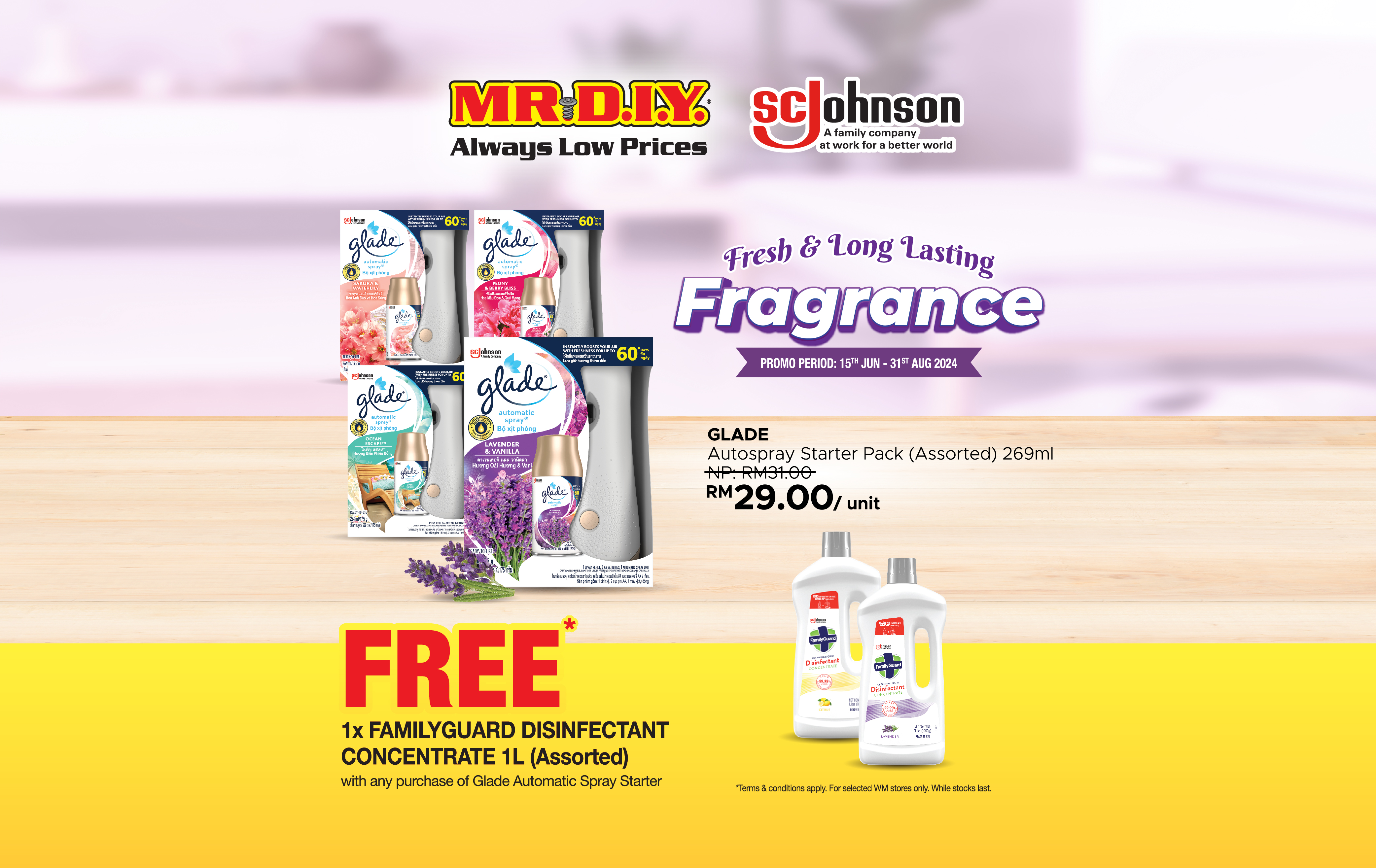 MR.DIY GWP Glade 2024