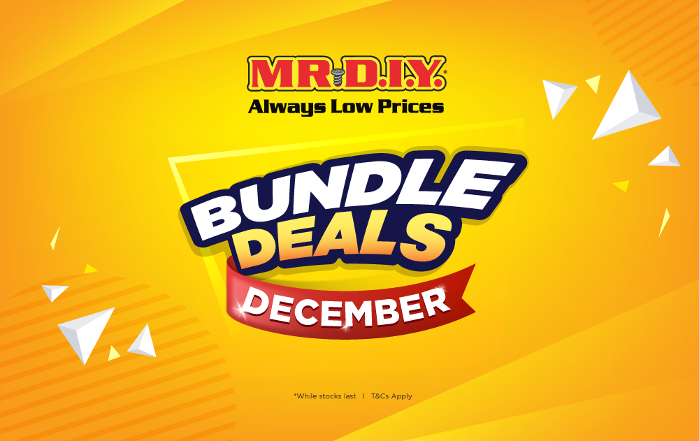 MR.DIY December Bundle Deals 2020