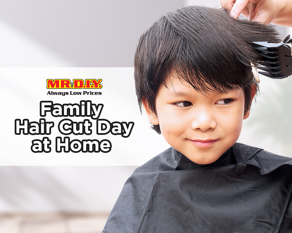 Family Hair Cut Day at Home