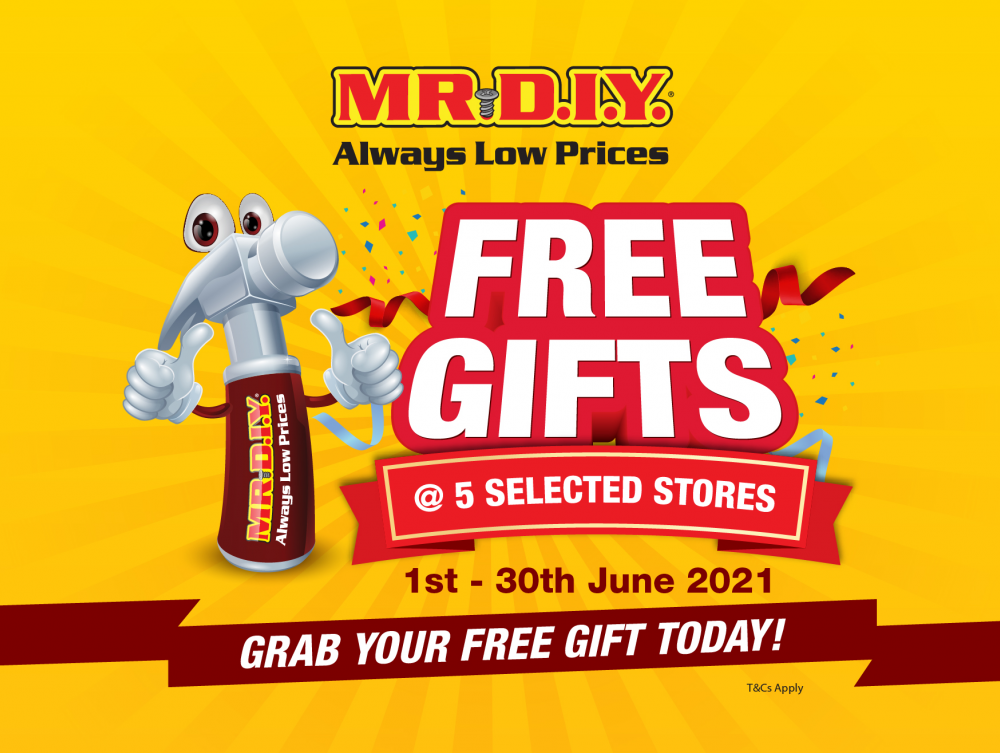 MR.DIY Selected Stores GWP June 2021