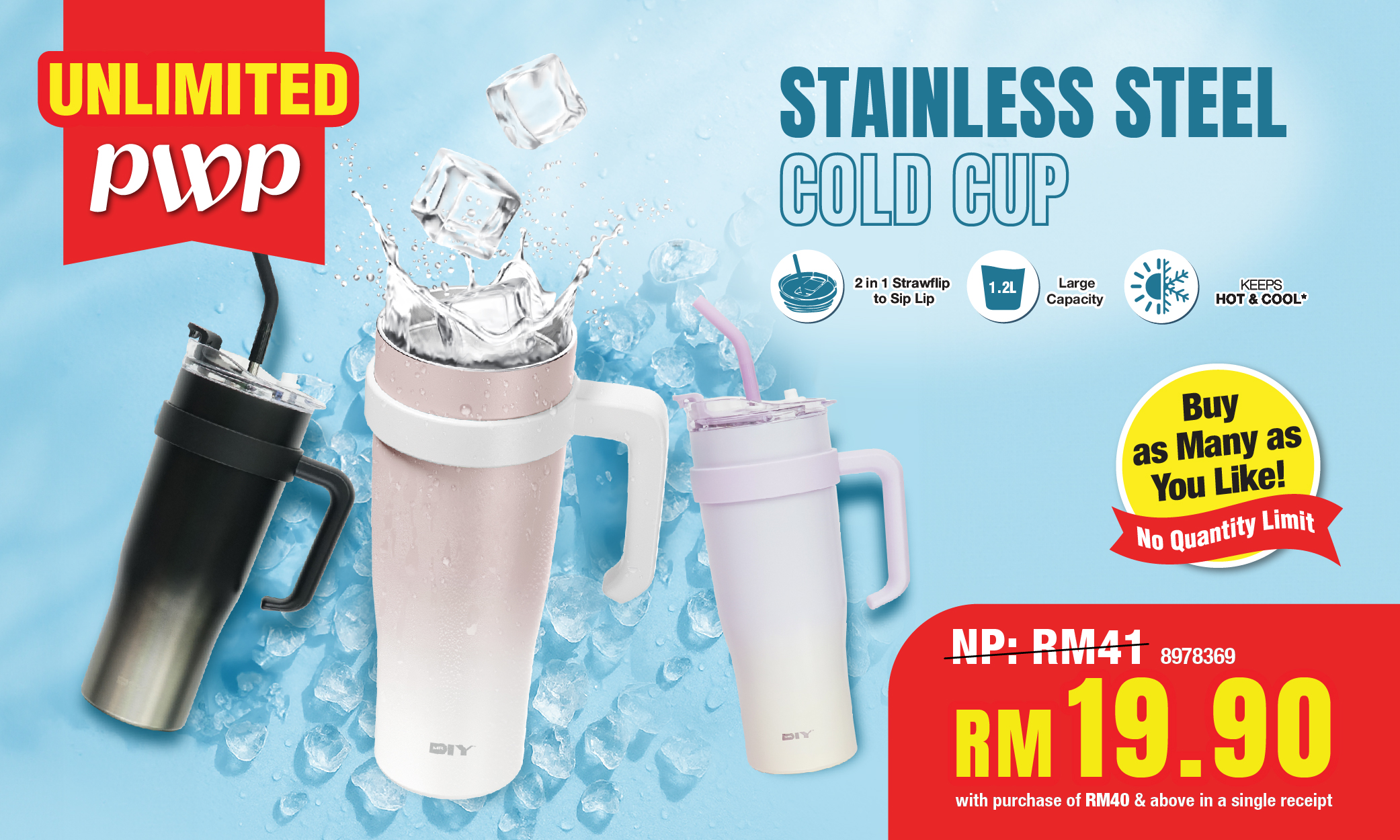 MR D.I.Y. PWP Stainless Steel Cold Cup 2025